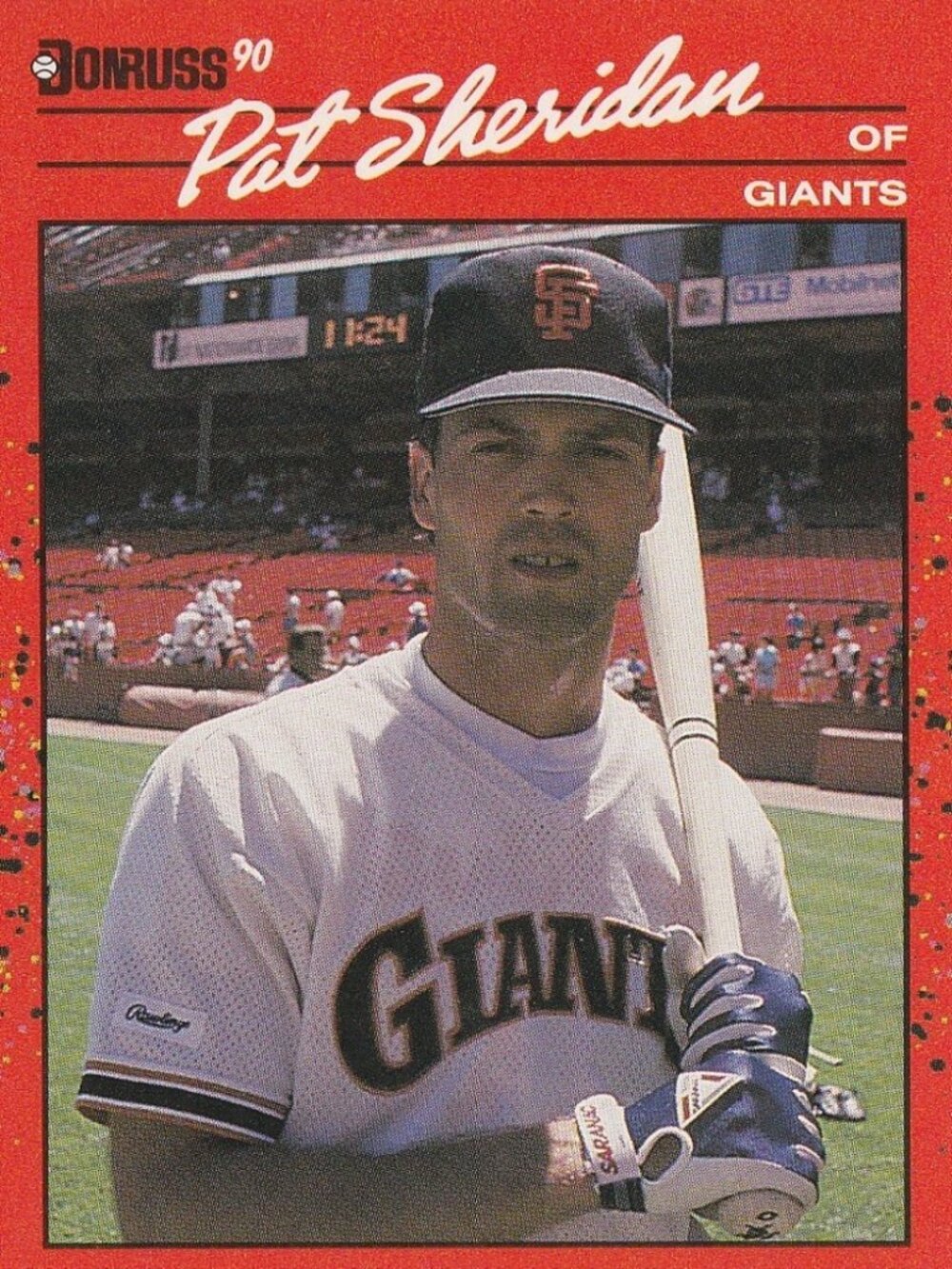Pat Sheridan - Donruss 90 Baseball Card